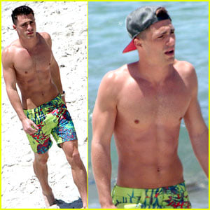 Colton Haynes Goes Shirtless at the Beach & We Have the Pics!
