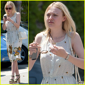 Dakota Fanning Shows Up in Hollywood After PDA-Filled Week with Jamie Strachan in NYC