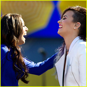Cher Lloyd Joins Demi Lovato For 'GMA' Concert Series - Watch Their Performance!