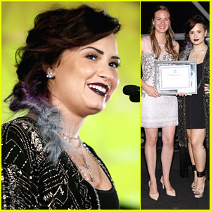 Demi Lovato Honors Margaret Kramer at Jed Foundation Gala 2014