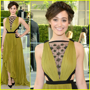Emmy Rossum Knows How to Pull Off Color at CFDA Fashion Awards 2014!