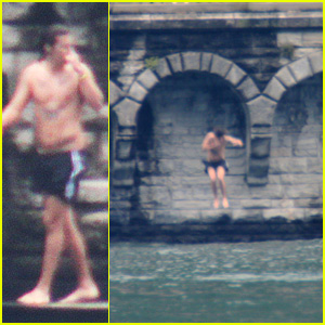 Harry Styles is a Daredevil, Jumps into Lake Como!