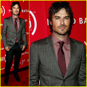Ian Somerhalder Steps Out for 'Eat (RED). Drink (RED). Save Lives.' Launch!
