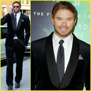 Kellan Lutz Looks Like He Smells Great at the Fragrance Foundation Awards 2014!