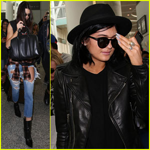 Kendall & Kylie Jenner Arrive in Toronto to Host the MuchMusic Video Awards!