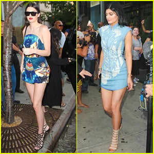 Kendall and Kylie Jenner Dress Up For Dinner in NYC