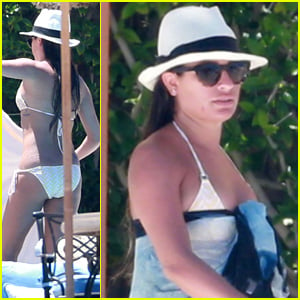 Lea Michele Rocks Tiny Bikini While Vacationing in Cabo with Friends!