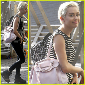 Miley Cyrus Arrives in Amsterdam Before Last 'Bangerz' European Tour Stop!