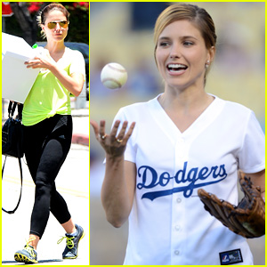 Sophia Bush Throws Perfect First Pitch at L.A. Dodgers Game! (Video)