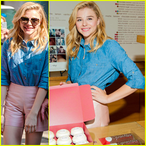 Chloe Moretz Mobbed by Fans at 'If I Stay' Cupcake Event in Chicago