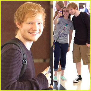 Ed Sheeran Keeps Fans Smiling with Selfies