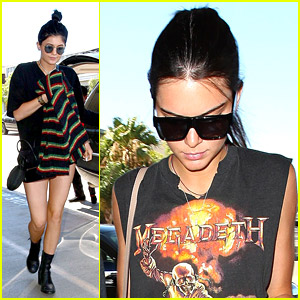 Kendall & Kylie Jenner: Off To Dallas For PacSun Store Appearance!