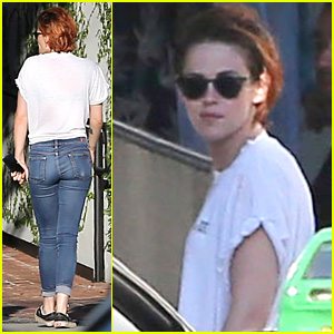Kristen Stewart Lunches with Friends After Dressing In Drag for Jenny Lewis' Music Video!