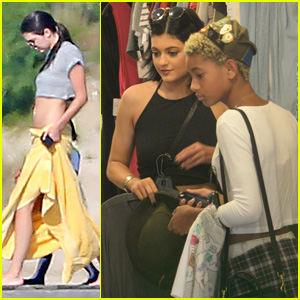 Kendall Jenner Goes Boating with the Family While Kylie Shops with Willow Smith