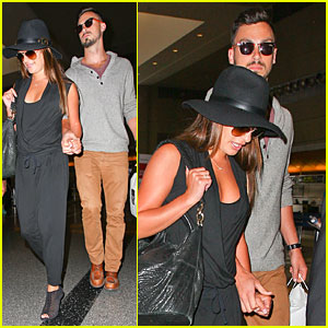Lea Michele & New Boyfriend Matthew Paetz Hold Hands at LAX