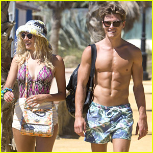 Pixie Lott & Oliver Cheshire Soak Up The Sun in Spain