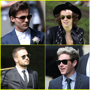 One Direction Suits Up for Louis Tomlinson's Mom's Wedding!
