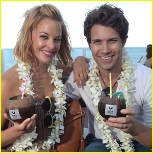 Amy Paffrath & Drew Seeley 'Clink' To VEEV Coconut Colada Launch Event
