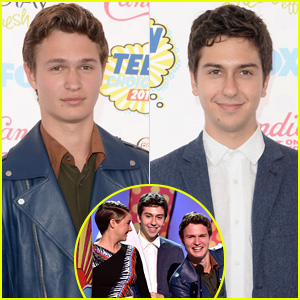 Ansel Elgort & Nat Wolff WIN Choice Movie Chemistry with Shailene Woodley at Teen Choice Awards 2014!