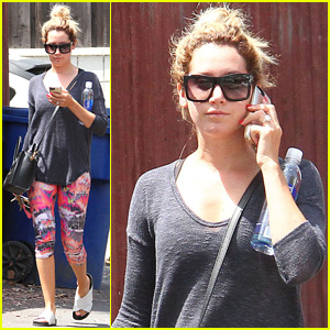 Ashley Tisdale Hits the Gym After Completing the ALS Ice Bucket Challenge with Pal Zac Efron