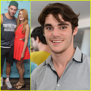 Bella Thorne & RJ Mitte Get Ready to Party at the Kari Feinstein Style Lounge!