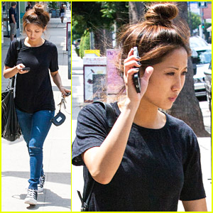 Brenda Song Should've Bought The Big Red Hat From Her Weekend Getaway - It's Cute!