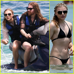 Chloe Moretz Cools Off at the Beach in Miami!
