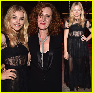 Chloe Moretz Hangs with 'If I Stay' Author Gayle Forman at Premiere After-Party