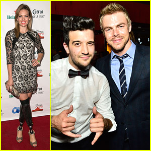 Derek Hough Takes On Two Emmys 2014 Parties With Amy Purdy