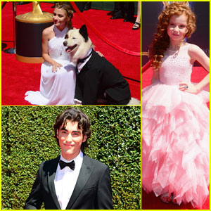 The 'Dog with a Blog' Cast Gets All Dressed for the Creative Emmys - Even the Dog!
