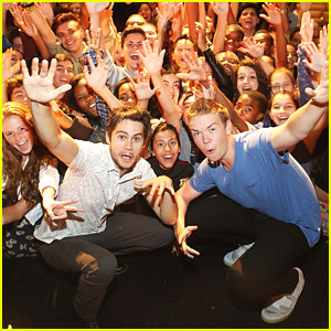 Dylan O'Brien & Will Poulter Get Crazy With Fans at 'Maze Runner' Meet & Greet