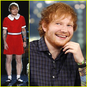 Ed Sheeran Wears Dress For Little Orphan Annie Skit on 'Kimmel' - Watch It Here!