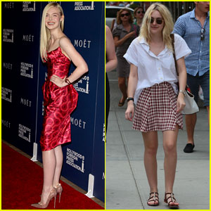Elle Fanning Makes a Stylish Apperance at the Hollywood Foreign Press Association Dinner!