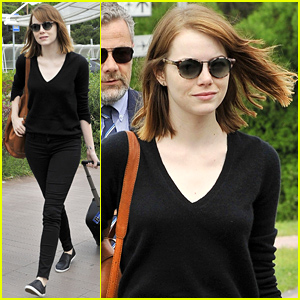 Emma Stone Arrives in Italy for the Venice Film Festival!