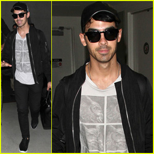 Joe Jonas Arrives Back in L.A. After Whirlwind Trip to Brazil