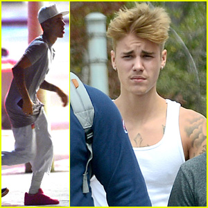 Justin Bieber Shows Off His Boxing Skills After Hiking with Friends