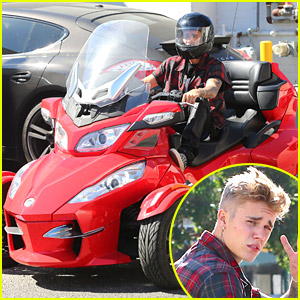 Justin Bieber Takes Spyder Vehicle For A Spin After Teasing New Music