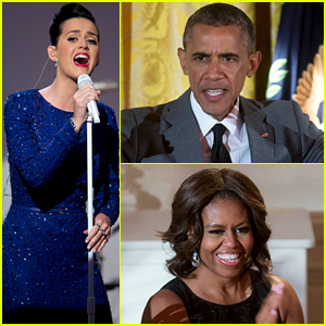 Katy Perry Performed for President Obama & the First Lady at the White House