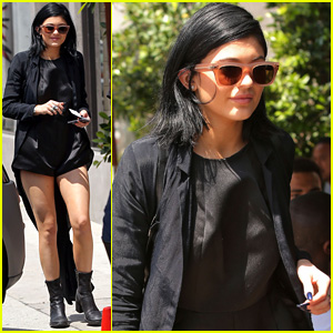 Kylie Jenner Steps Out After Minor Car Accident