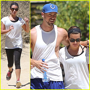 Lea Michele & Matthew Paetz Enjoy Hump Day Hikes in Hollywood