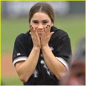 McKayla Maroney Flips Out While Throwing First Pitch at Chicago White Sox Game - See The Video!