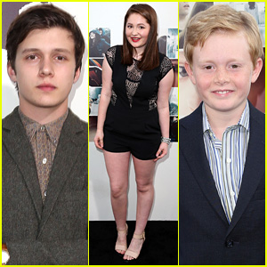 Nick Robinson & Emma Kenney Check Out 'If I Stay' in Hollywood