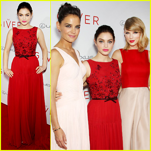 Odeya Rush is Strikingly Stunning in Red at 'The Giver' NYC Premiere