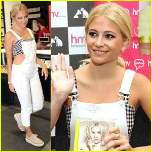 Pixie Lott Couldn't Wait To See Fans in Glasgow at HMV Signing