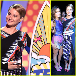 Shailene Woodley Is Your Choice Action Actress at Teen Choice Awards 2014!