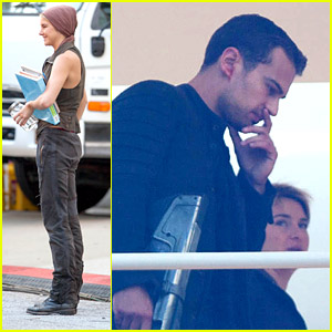 Shailene Woodley & Theo James Kick Off Week With 'Insurgent' Filming