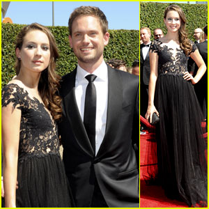Troian Bellisario & Patrick J. Adams Are the Perfect Couple at the Creative Emmys - Watch Here!