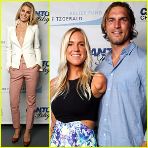 AnnaLynne McCord & Surfer Bethany Hamilton Lend Helping Hands For Cantor Fitzgerald's Charity Day 2014