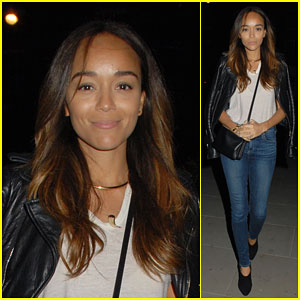 Ashley Madekwe Has A Solo Night Out in London