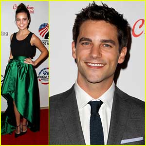 Bailee Madison & Brant Daugherty Honor Hero Dogs with American Humane Association